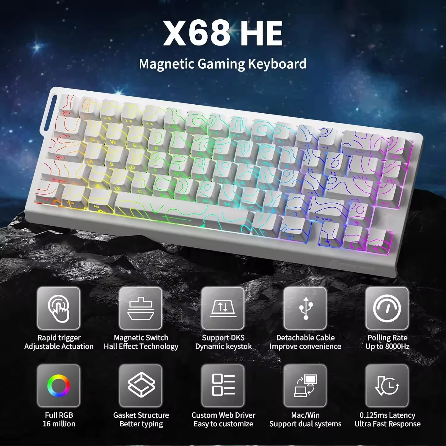 Attack Shark X68 He